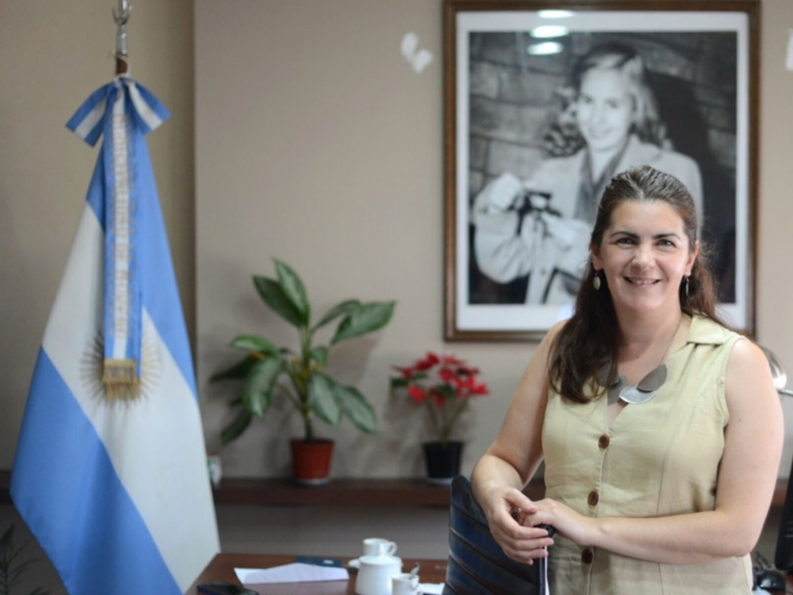 La intendente de Moreno, Mariel Fernández.