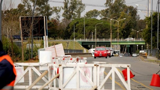 La Municipalidad de San Miguel informó que continúan las "obras en acción" en las rotondas del Buen Ayre.