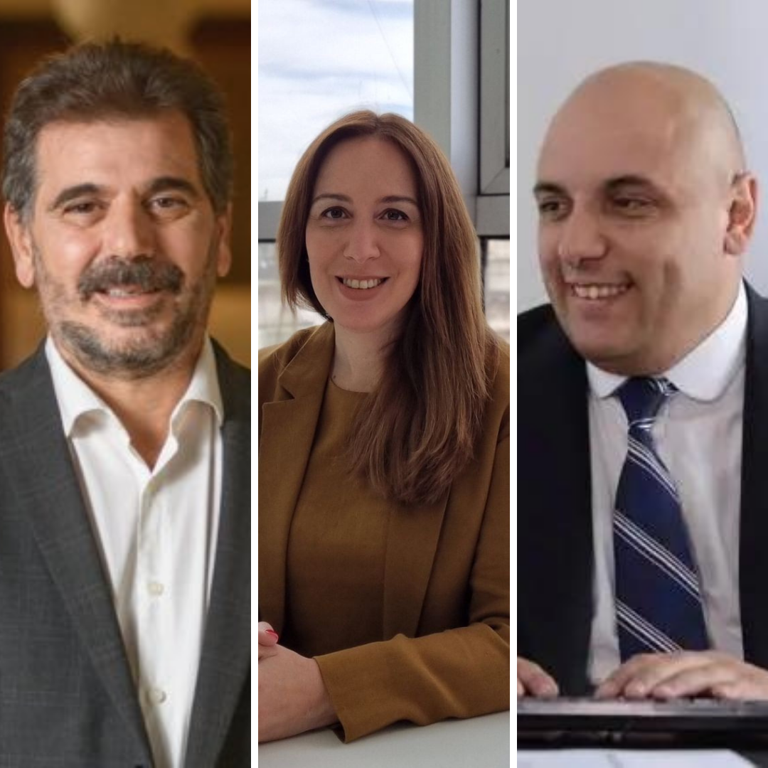 Cristian Ritondo, María Eugenia Vidal y César "Tuta" Torres.