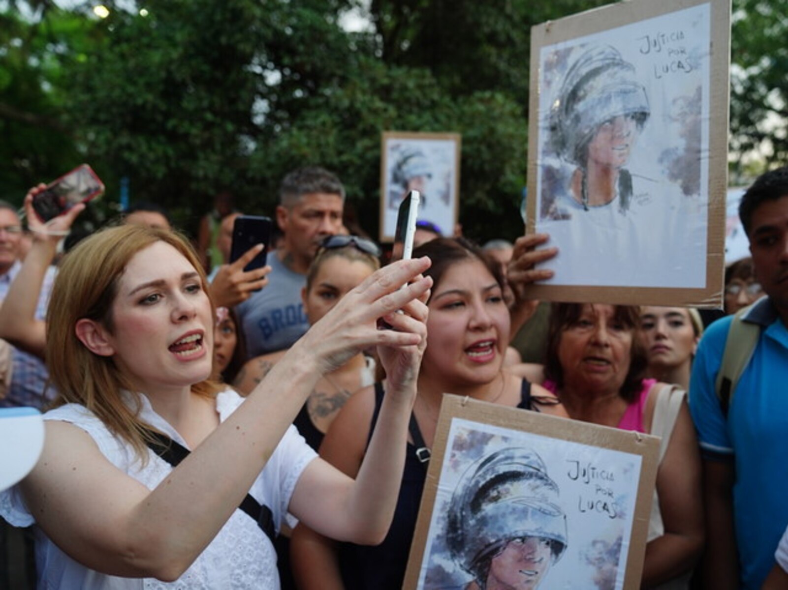 La diputada de La Libertad Avanza (LLA), Lilia Lemoine, se hizo presente para politizar una marcha noble.