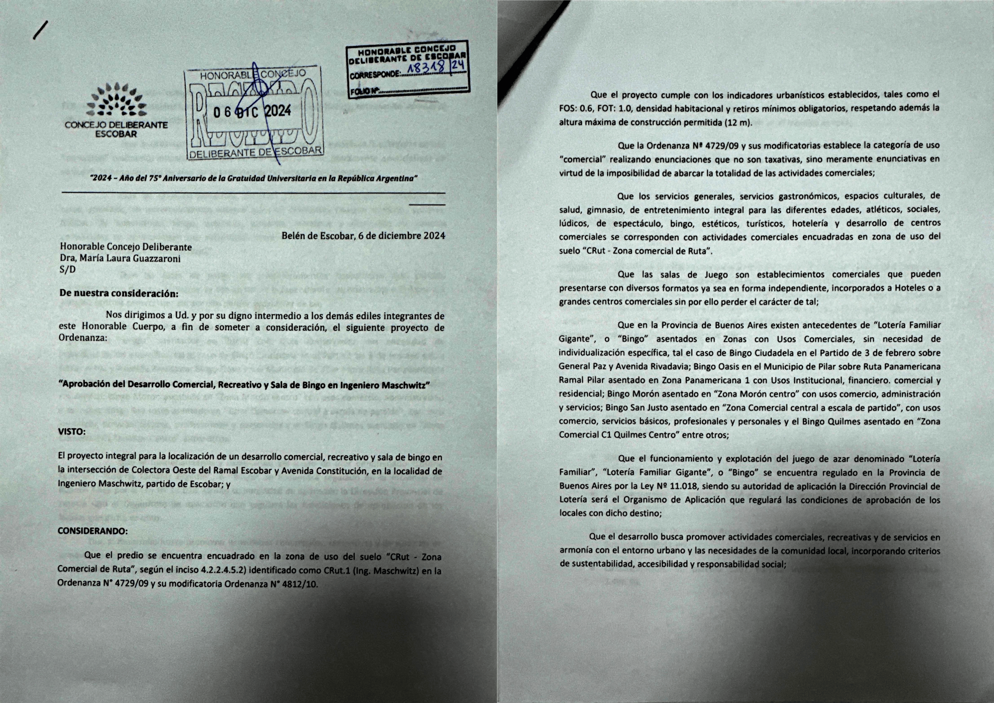 Finalmente, de los 24 concejales, 20 votaron a favor.