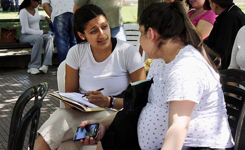 La Municipalidad de San Miguel continúa con los operativos de “Camino de la embarazada”, con el fin de detectar y acompañar a mujeres que no se estaban controlando su embarazo.