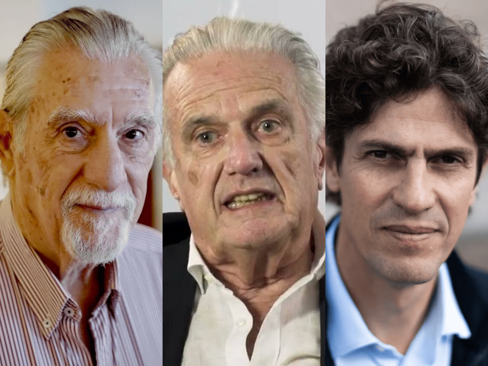 Los dirigentes radicales Federico Storani, Juan Manuel Casella y Martín Lousteau.