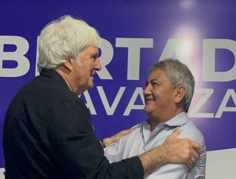 Alberto "Paton" Molina junto al Nene Vera.
