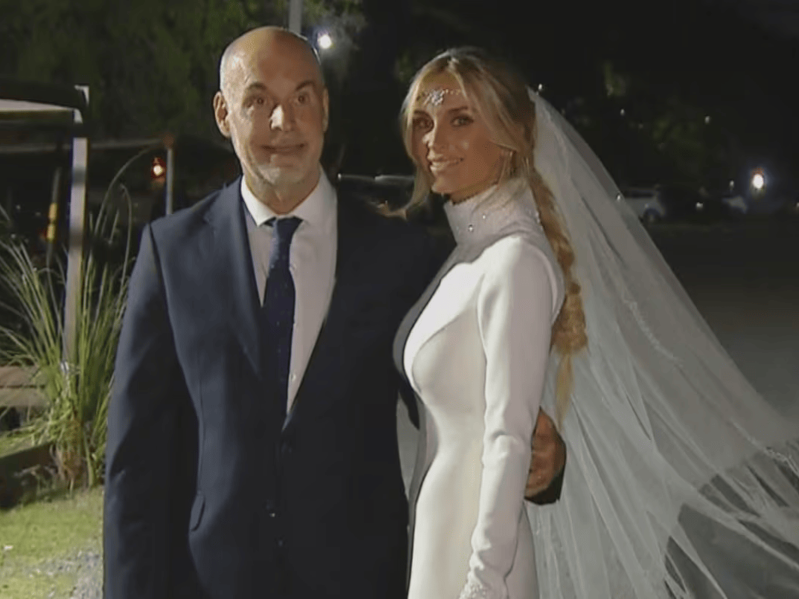 El ex alcalde porteño y actual precandidato a legislador, Horacio Rodríguez Larreta, y su esposa Milagros Maylin.