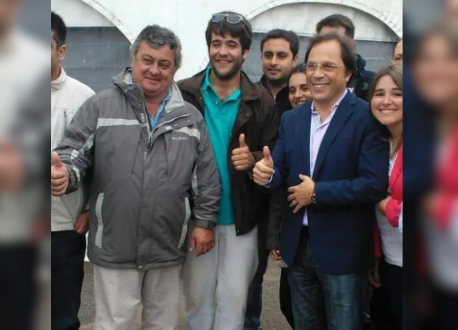 Nahuel Torres Costas junto a Carlos Selva.