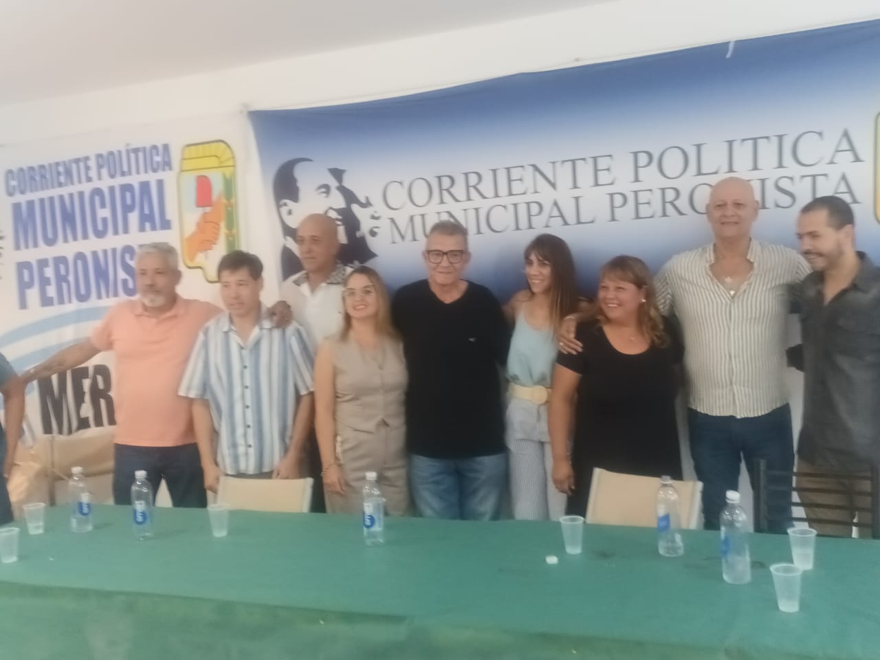 Reunión del espacio local Corriente Municipal Peronista en Moreno.