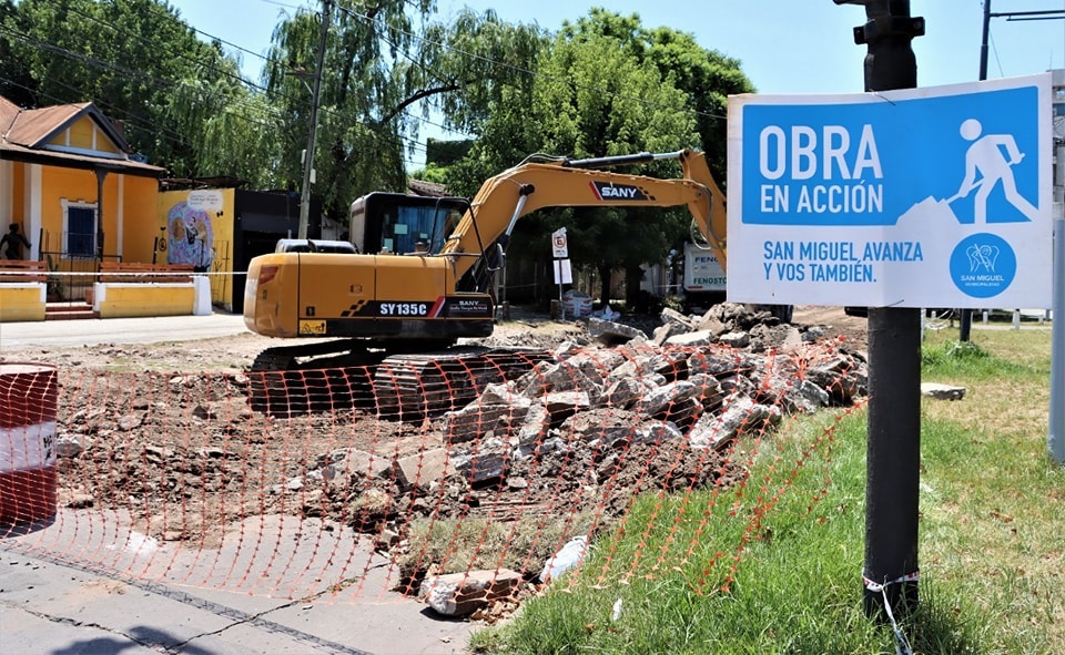 Próximamente también comenzarán los asfaltos con cordón cuneta de Callao, en los barrios Don Alfonso y Parque San Miguel, y de Quirno y un nuevo tramo de Reconquista, en Bella Vista.