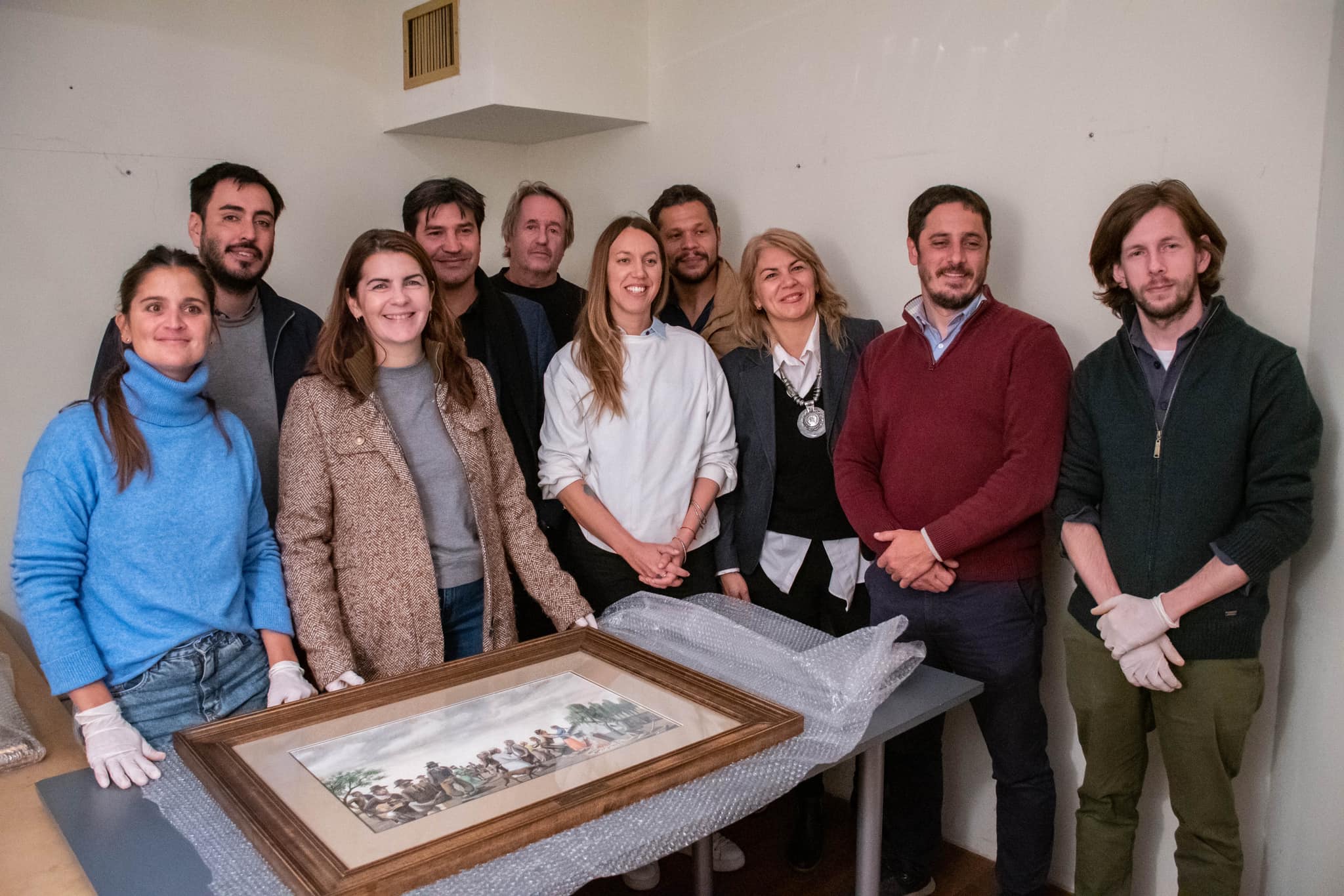 Todos en una foto.