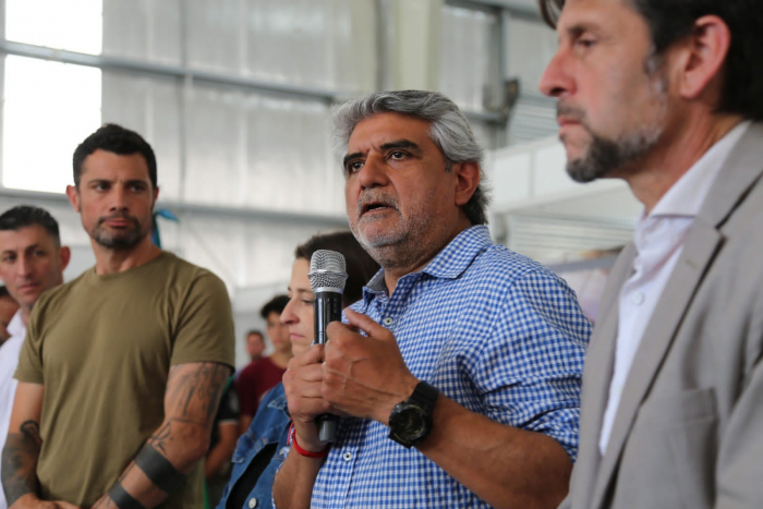 Walter Correa presenció la inauguración de la “Expo General Rodríguez”.