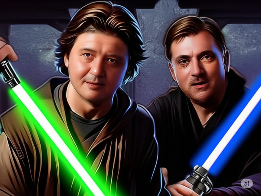 Los armadores bonaerenses libertarios, Carlos Kikuchi y Sebastián Pareja.