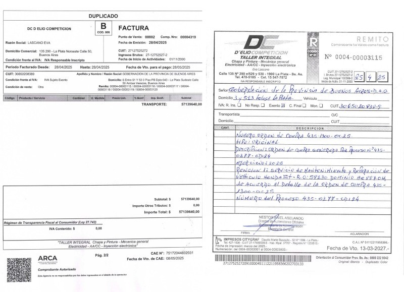Expedientes de pruebas sobre el caso.
