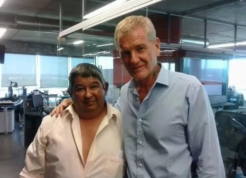 Juanjo Méndez junto a Francisco de Narváez.