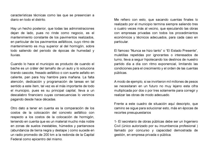 El Municipio de Moreno no respondió.