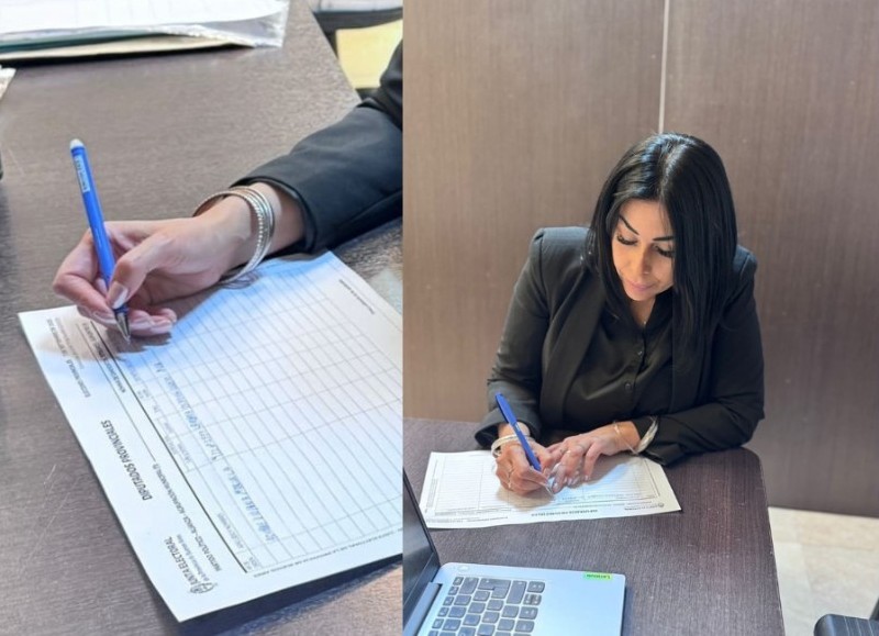 Viviana Aguirre acusa falsificación de documentos públicos y privados y estafa.