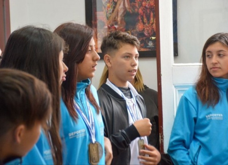Los juegos se realizaron en la ciudad de Mar del Plata, del 25 al 29 de octubre, los jóvenes de la ciudad que participaron fueron recibidos por el intendente Mauro García.
