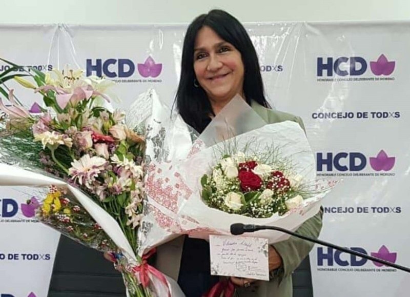 La ex concejal vecinalista de Moreno, Claudia Asseff.