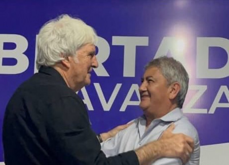 Alberto "Paton" Molina junto al Nene Vera.

