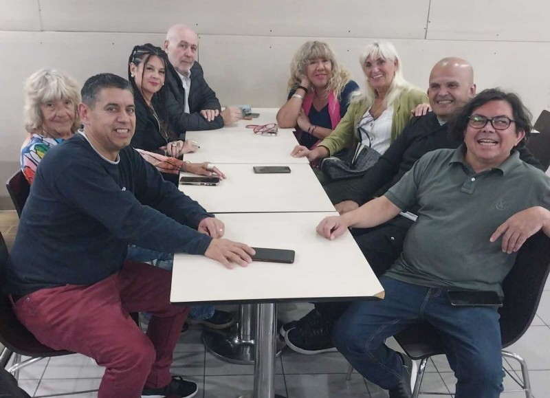 Imagen de la reunión llevada adelante en la localidad bonaerense Tres de Febrero.