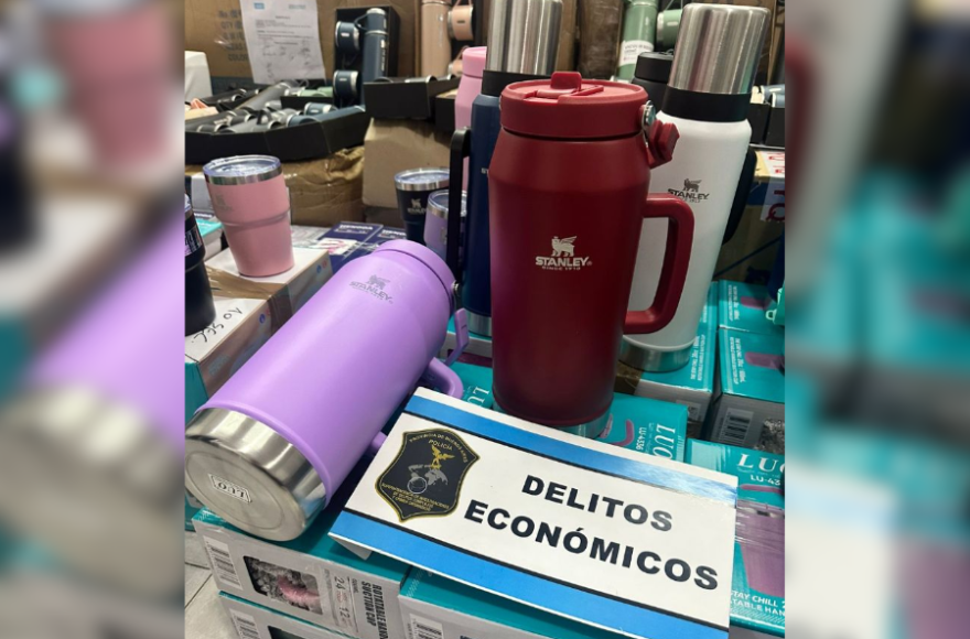 Secuestran miles de productos Stanley truchos en San Miguel y José C. Paz