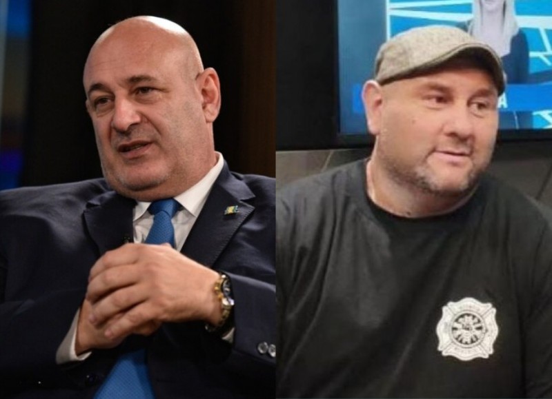 Santiago Cúneo y Ariel González compartieron la presentación de la nueva alianza en el marco de APeBo.