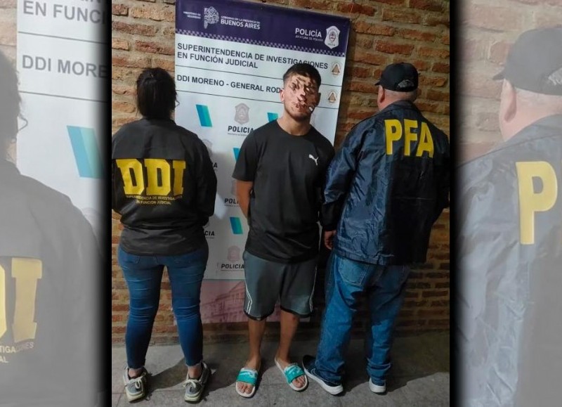 El hombre fue capturado en un allanamiento en una vivienda de General Rodríguez.