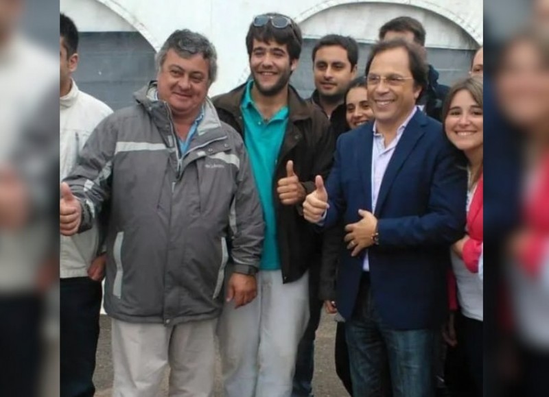 Nahuel Torres Costas junto a Carlos Selva.