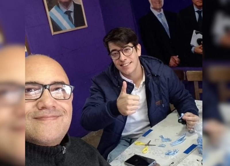 Rafael Velázquez junto a Martin Torres Costa.