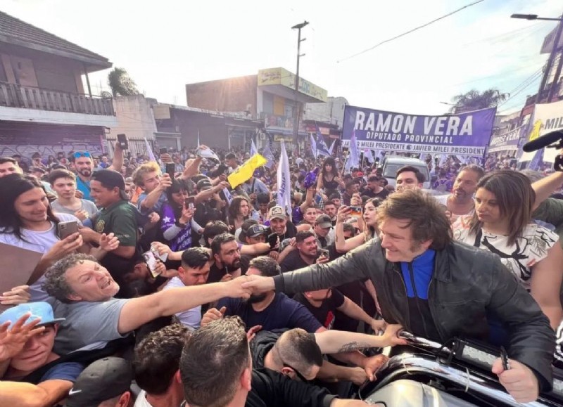 Javier Milei cerró su campaña en la provincia de Buenos Aires.