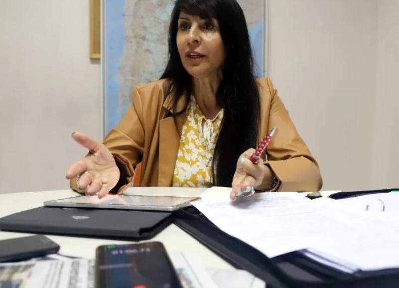 Lorena Villaverde, señalada por medios nacionales en medio de un clima electoral enrarecido.