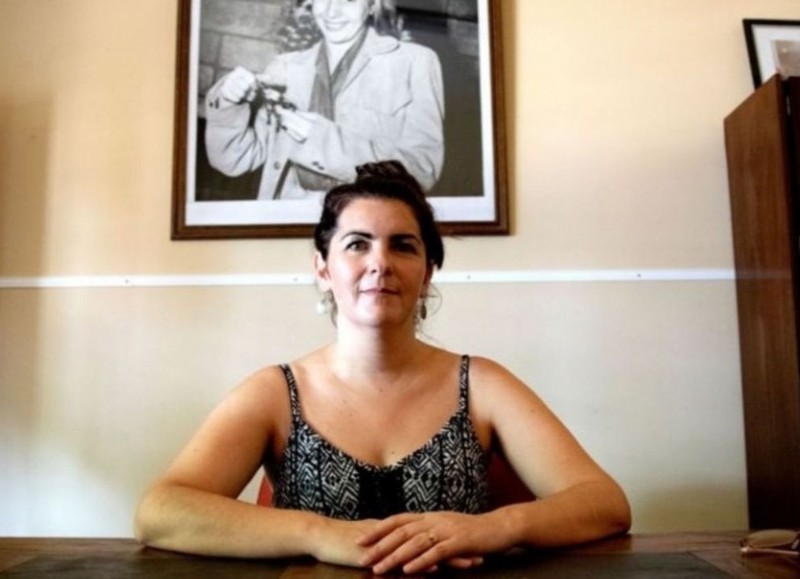 La intendente de Moreno, Mariel Fernández.