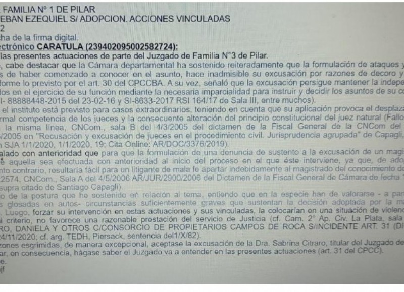 El expediente se encontraba listo para sentencia, pero el fallo llegó con años de retraso.
