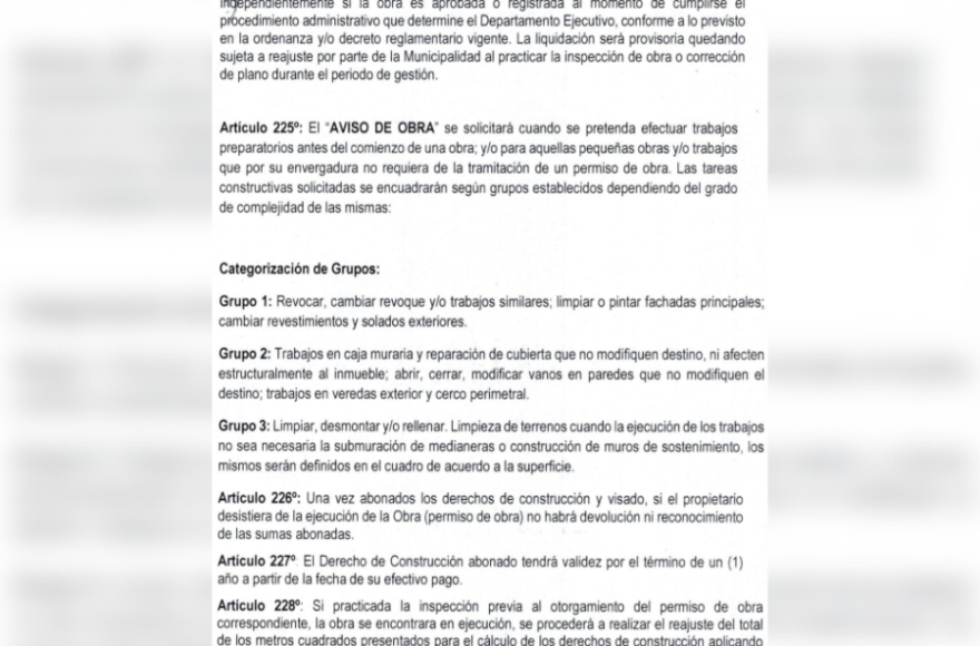 La nueva Ordenanza Fiscal obliga a los vecinos a informar y pagar por trabajos de mantenimiento exterior. Con esta incorporación, ya son 38 las tasas municipales que afrontan los contribuyentes.