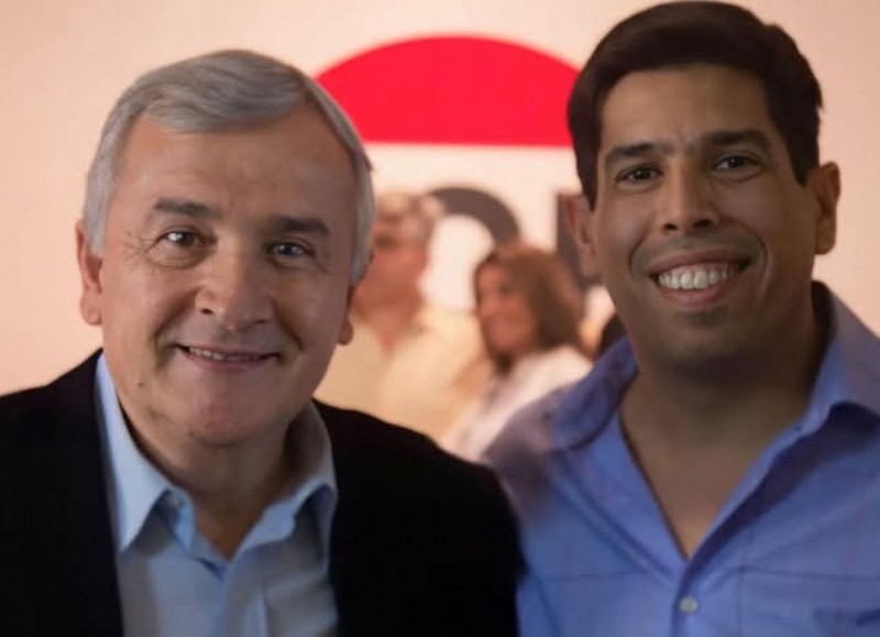 Horacio Rodríguez junto al jujeño Gerardo Morales.
