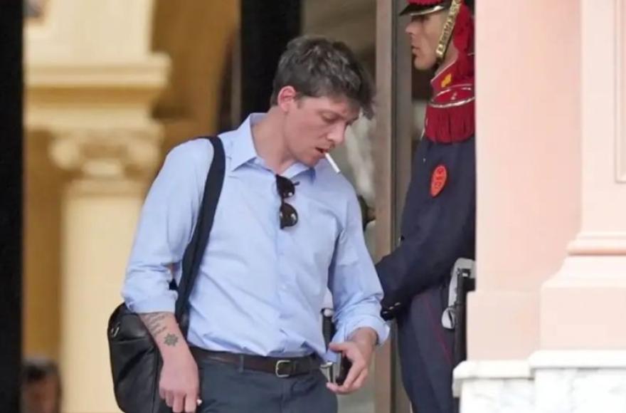 Santiago Caputo, el asesor que despertó una inesperada ola de comentarios.