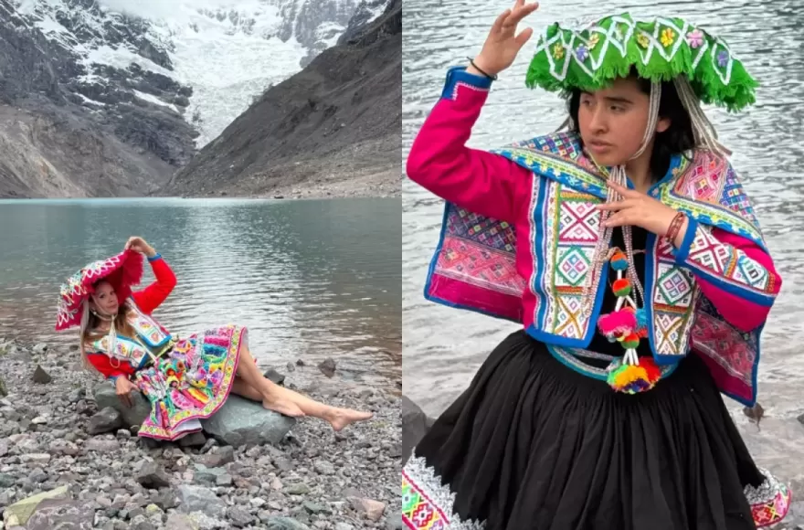 Neni Gibelli y Danna Pauccar Santos protagonizaron una sesión que rescata la esencia de la Nación Q’ero y su legado eterno.