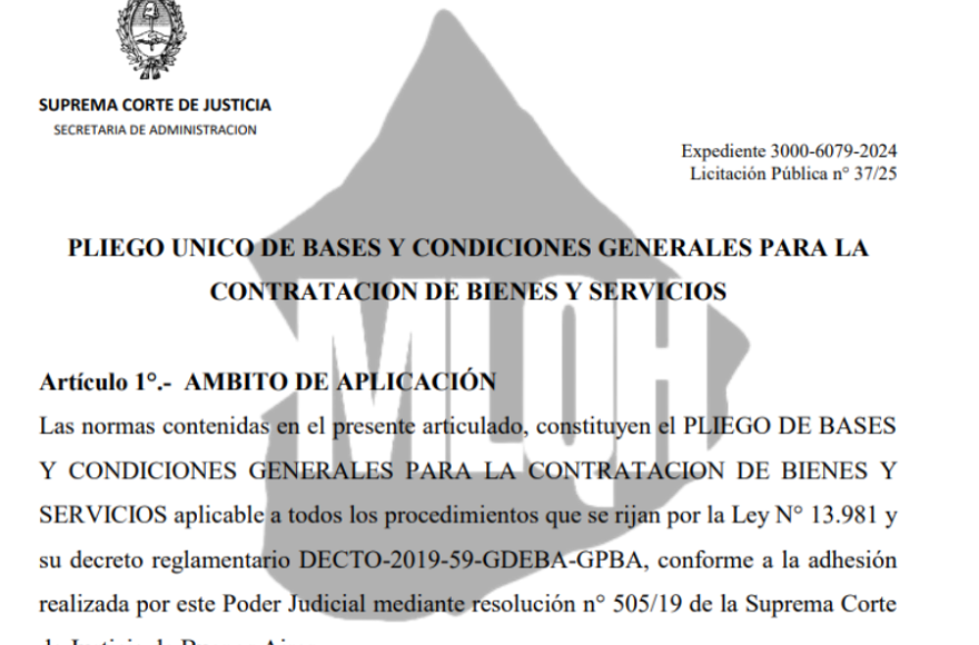 Axel Kicillof autorizó la compra vinculada a dependencias de la Suprema Corte bonaerense.