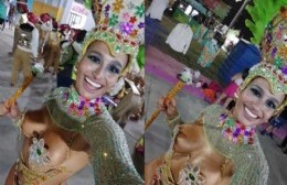 La santafesina Dana Talia deslumbró en los Carnavales Correntinos con un traje espectacular