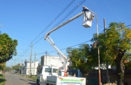 José C. Paz: colocaron las nuevas luces Led en Bulnes