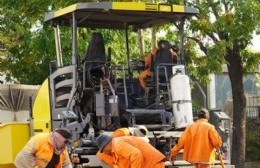 Merlo: comenzaron los trabajos de repavimentación en la zona norte