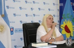 La presidente del Concejo Deliberante de Pilar, Claudia Pombo.