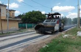 José C. Paz: avanza la pavimentación en el barrio Sagrada Familia