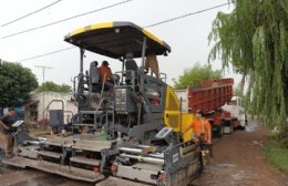 José C. Paz: continúa la pavimentación en el barrio San Atilio