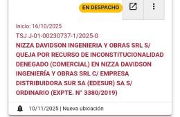 El TSJ enfrenta en el Caso Nizza Davidson un dilema sobre previsibilidad para inversores
