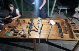 Pilar: la policía encontró el arsenal de "Lucianito", el joven acusado de asesinar al empresario Andrés Blaquier