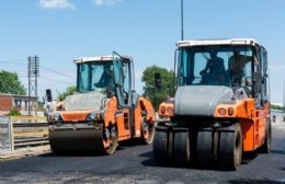 Merlo: continúa la reconstrucción de pavimento en la Ruta Provincial número 7