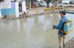 José C. Paz: se realizó una nueva pavimentación de hormigón