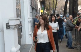 La intendente de Moreno, Mariel Fernández.