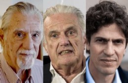 Los dirigentes radicales Federico Storani, Juan Manuel Casella y Martín Lousteau.
