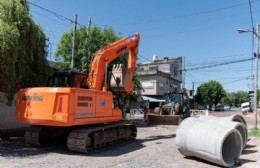 Continúan las obras en Merlo